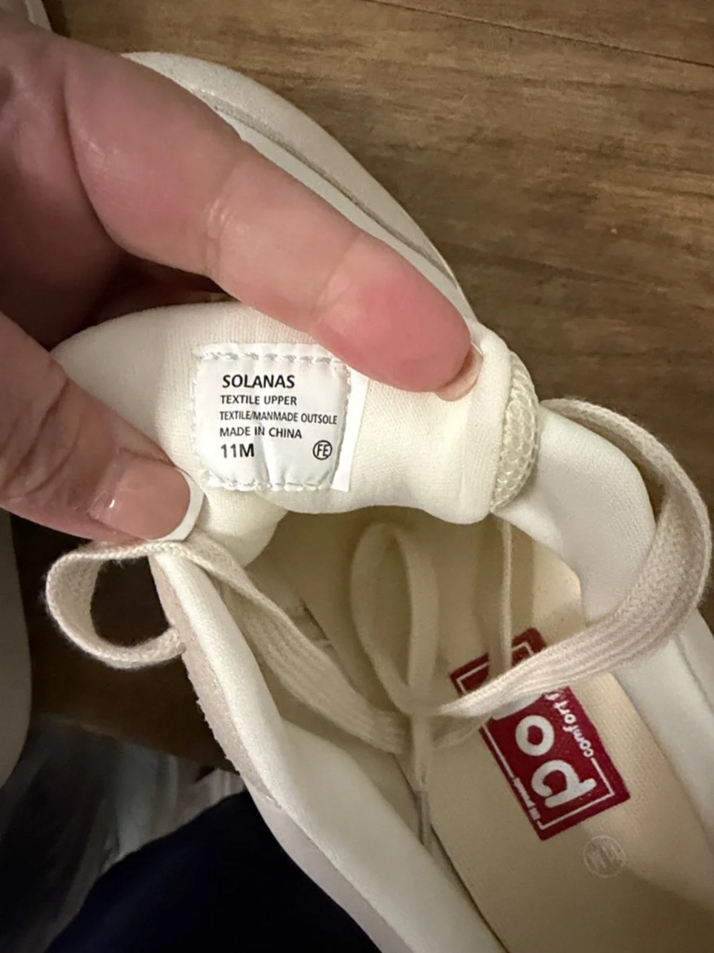 POP Solanas Casual Women's Cream & White Sneakers size 11 NEW - Picture 6 of 7